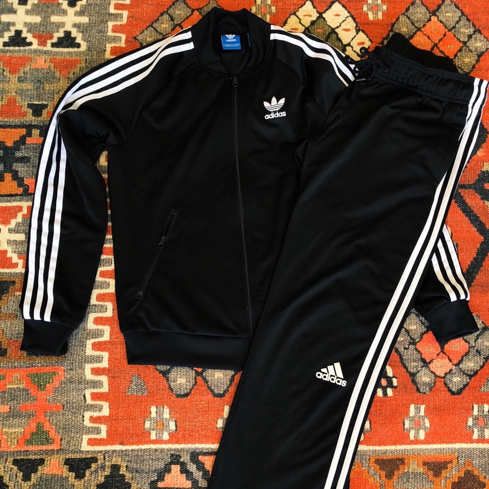 Adidas track suit / track jacket pants set
